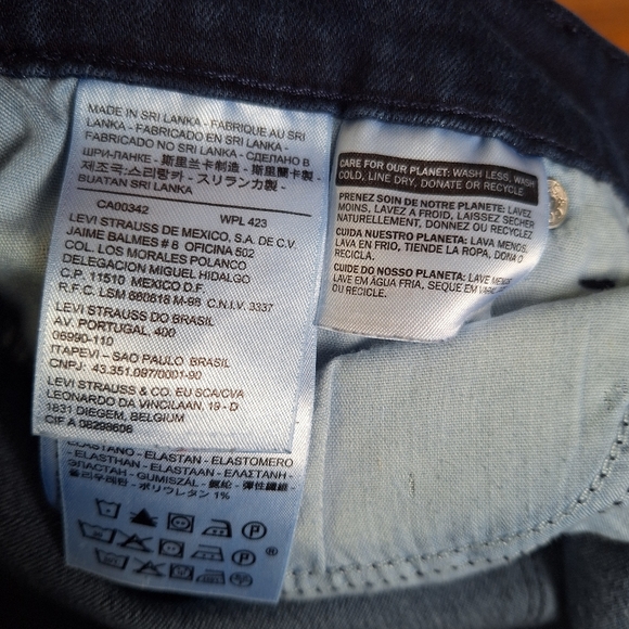 Levis Women's Demi Curve Blue Jeans Size 12 - Picture 7 of 8